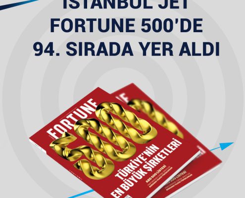 İstanbul Jet, Fortune 500 Listesinde 94. Sıraya Yer Aldı